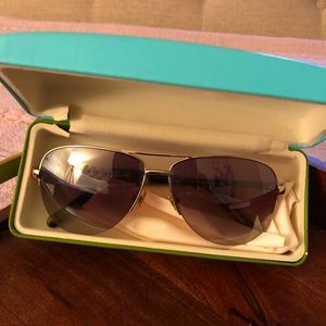 Kate spade aviator style womens sunglasses